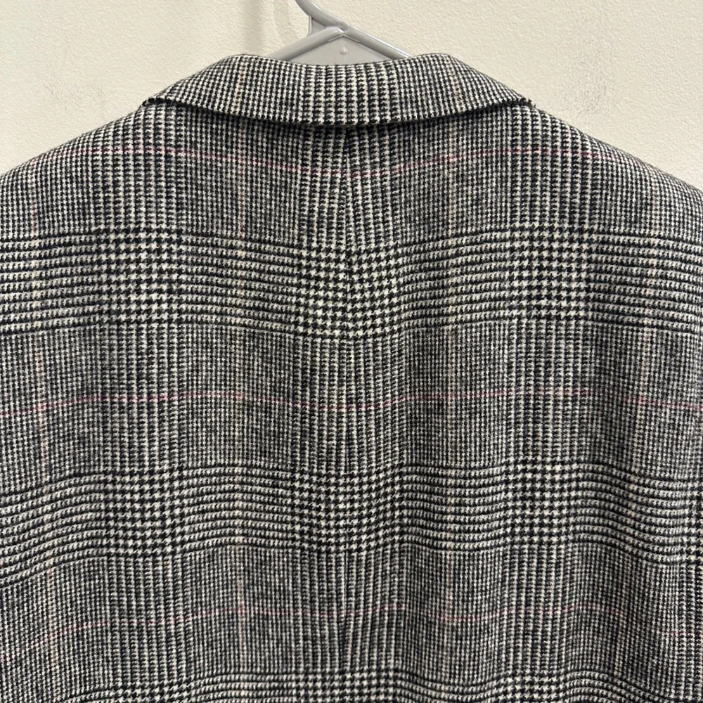 Brooks Brothers Camel Hair Blazer Mens 43L Glen Plaid Sport Coat Vintage Preppy